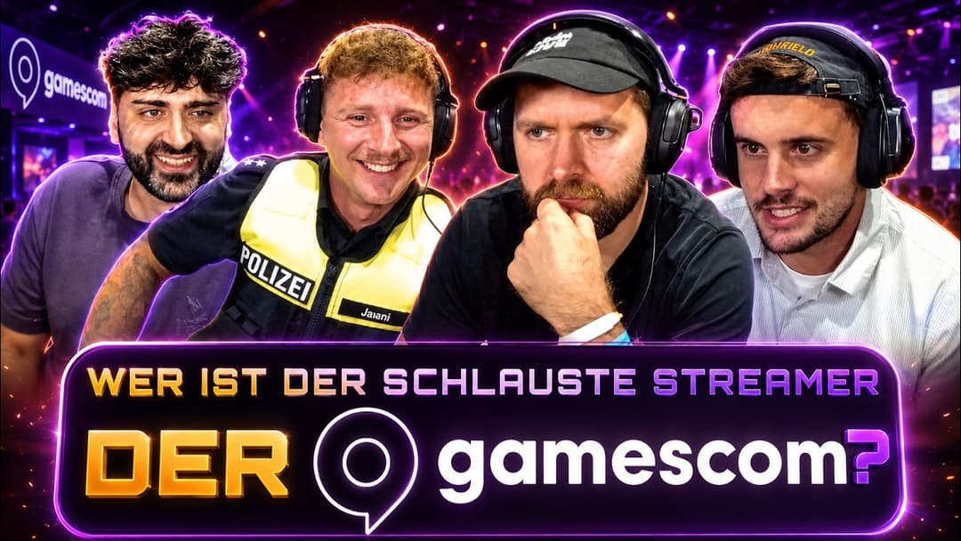 WER IST DER SCHLAUSTE STREAMER DER GAMESCOM?