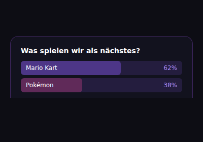 Umfrage / Poll - Vorschau